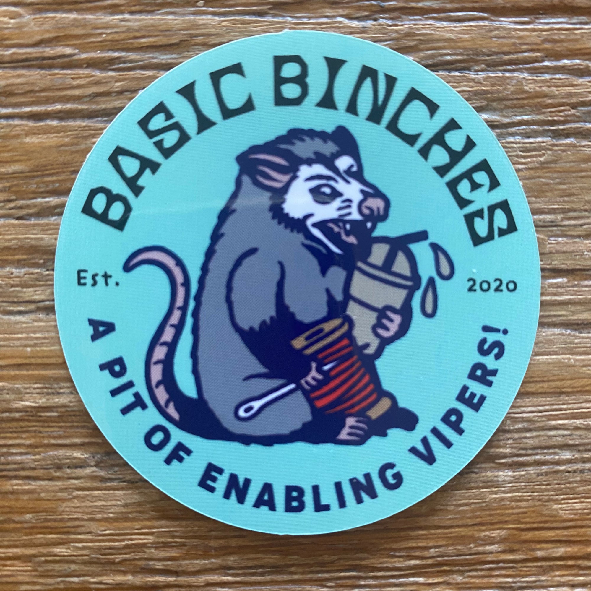 BASIC BINCHES Sticker