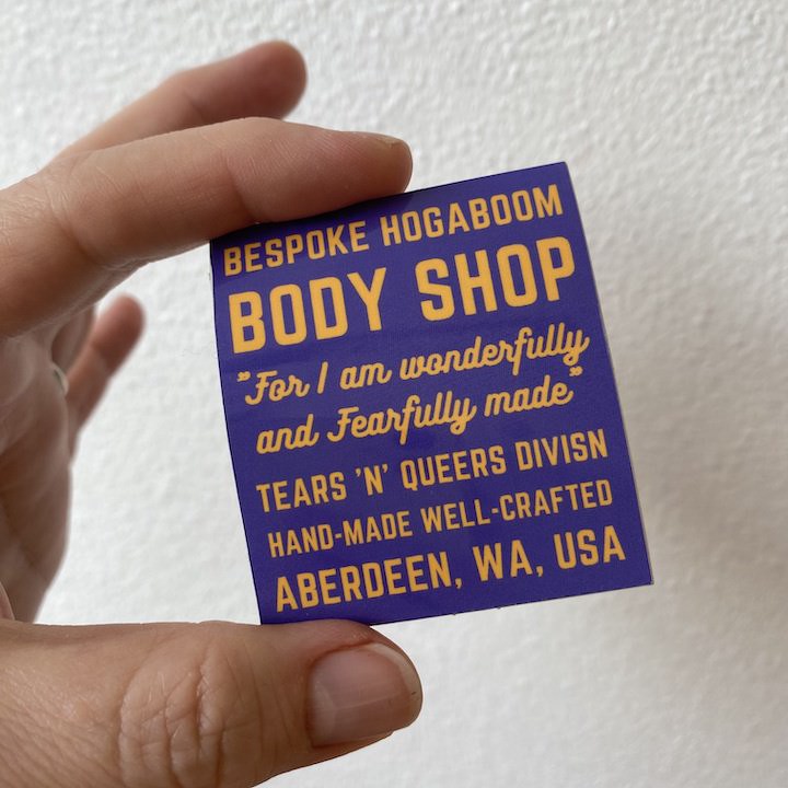 BODY SHOP Sticker