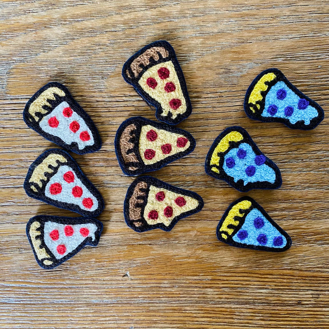 Pizza Embroidery — Patches and Pins Fun Products